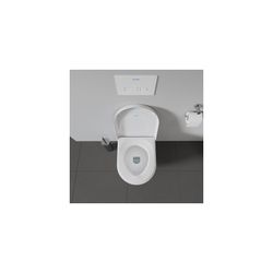 Duravit WC-Sitz, D-shaped, Weiß Hochglanz 370x38x436mm, ohne Absenkautomatik, Edels... DURAVIT-0069810000 4021534810886 (Abb. 1)