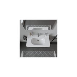 Duravit D-Code Waschtisch 485x850x180mm, Weiß Hochglanz, Rechteckig, 1 Waschplatz/... DURAVIT-03428500002 4021534458545 (Abb. 1)