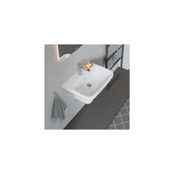 Duravit DuraStyle Waschtisch 440x600x170mm wandhäng., Weiß Hochglanz, Rechteckig, 1... DURAVIT-2319600000 4021534851025 (Abb. 1)