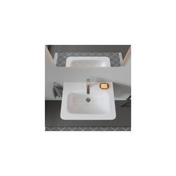 Duravit DuraStyle Waschtisch 480x650x165mm, Weiß Hochglanz, Rechteckig, 1 Waschplat... DURAVIT-2320650000 4021534854316 (Abb. 1)