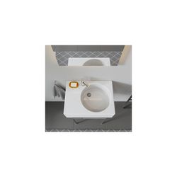Duravit Design Classics Waschtisch 460x615x225mm wandhäng., R, Weiß Hochglanz, Rech... DURAVIT-0685600000 4021534096907 (Abb. 1)