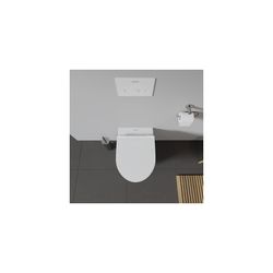 Duravit No.1 Wand-WC 540x365x350mm, Weiß Hochglanz, 4,5l, Tiefspüler, rimless, waag... DURAVIT-2562090000 4053424051710 (Abb. 1)