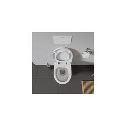 Duravit No.1 Wand-WC 540x365x350mm, Weiß Hochglanz, 4,5l, Tiefspüler, rimless, waag... DURAVIT-2562090000 4053424051710 (Abb. 1)