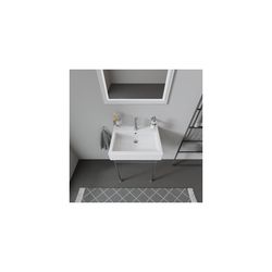 Duravit Vero Waschtisch 470x600x165mm mit HLB Aufsatz, Weiß Hochglanz, Rechteckig, ... DURAVIT-0454600000 4021534217265 (Abb. 1)