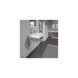 Duravit Vero Metallkonsole 425x525x715-780mm, für 045360/45460 235060, Chrom polier... DURAVIT-0030631000 4021534253119 (Abb. 1)
