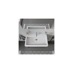 Duravit Vero Waschtisch 470x800x175mm wandhäng., Weiß Hochglanz, Rechteckig, 1 WP m... DURAVIT-0454800000 4021534269400 (Abb. 1)