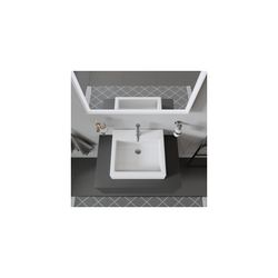Duravit Vero Aufsatzbecken 500mm, Weiß Hochglanz, WonderGliss, Rechteckig, mit HLB... DURAVIT-04525000001 4021534434174 (Abb. 1)