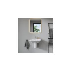 Duravit DuraStyle Waschtisch 440x550x170mm wandh. Weiß Hochglanz, Rechteckig, Wond... DURAVIT-23195500001 4021534850998 (Abb. 1)