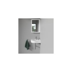 Duravit Architec Eck-Handwaschbecken 540x635x150mm wandh. Weiß Hochglanz, Halbrund,... DURAVIT-0448450000 4021534084812 (Abb. 1)