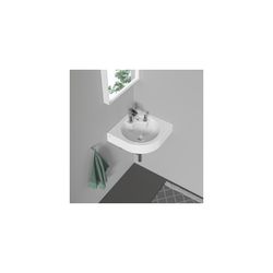 Duravit Architec Eck-Handwaschbecken 540x635x150mm wandh. Weiß Hochglanz, Halbrund,... DURAVIT-0448450000 4021534084812 (Abb. 1)