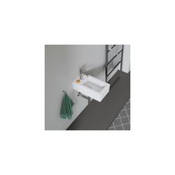 Duravit Vero Handwaschbecken 450x250x145mm, Weiß Hochglanz, Rechteckig,1 Waschplatz... DURAVIT-0702250000 4021534317378 (Abb. 1)