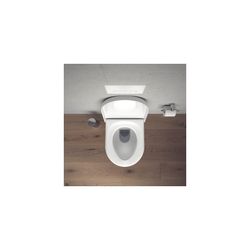 Duravit Starck 3 WC-Sitz D-shaped, Weiß Hochglanz 370x38x436mm, ohne Absenkautomati... DURAVIT-0063810000 4021534224171 (Abb. 1)