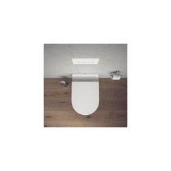Duravit Starck 3 WC-Sitz D-shaped, Weiß Hochglanz 370x38x436mm, ohne Absenkautomati... DURAVIT-0063810000 4021534224171 (Abb. 1)