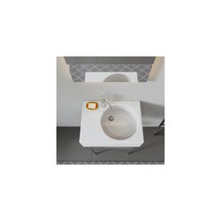 Duravit Design Classics Waschtisch 460x615x225mm wandhäng., R, Weiß Hochglanz, Rech... DURAVIT-0685600000 4021534096907 (Abb. 1)