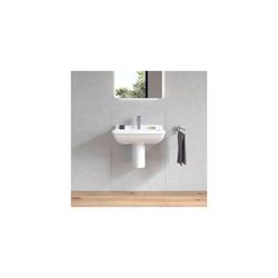 Duravit Starck 3 Waschtisch 450x600x225mm wandhäng., Weiß Hochglanz, Rechteckig, 1 ... DURAVIT-0300600000 4021534222825 (Abb. 1)