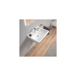 Duravit Starck 3 Waschtisch 485x650x235mm wandhäng., Weiß Hochglanz, Rechteckig, 1 ... DURAVIT-0300650000 4021534222788 (Abb. 1)