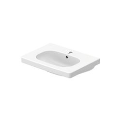 Duravit D-Code Waschtisch 485x650x175mm, Weiß Hochglanz, Rechteckig, 1 Waschplatz/... DURAVIT-03426500002 4021534822407 (Abb. 1)