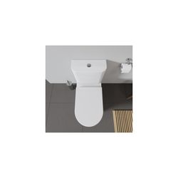 Duravit WC-Sitz, Weiß HG 372x51x488mm mit Absenkauto. Sitzgarnitur ab. Weiße Edelst... DURAVIT-0063390000 4021534634321 (Abb. 1)