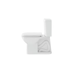 Duravit D-Code WC-Sitz Weiß HG 362x55x478mm mit Absenkauto. Sitzgarnitur ab. vorne ... DURAVIT-0062090096 4021534569319 (Abb. 1)