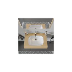 Duravit D-Code Einbauwaschtisch 430x560x210mm, Einbau von unten, Weiß Hochglanz, oh... DURAVIT-0338560000 4021534457852 (Abb. 1)
