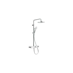 Duravit Shower Systems Duschsystem Chrom, Thermostat, Kopfbrause 230mm, 10,5l/min... DURAVIT-TH4380008005 4067116161304 (Abb. 1)