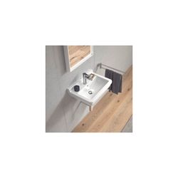 Duravit Starck 3 Waschtisch 360x500x180mm wandhäng., Weiß Hochglanz, Rechteckig, 1 ... DURAVIT-0300500000 4021534223082 (Abb. 1)