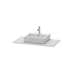 Duravit XSquare Konsole 550x1000x16mm, Betongrau Matt, ohne Konsolenträger, 1 Auss... DURAVIT-XS060E00707 4053424566771 (Abb. 1)
