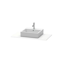 Duravit XSquare Konsole 550x1000x16mm, Mattweiß, ohne Konsolenträger, 1 Ausschnitt... DURAVIT-XS060E01818 4053424566757 (Abb. 1)