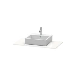 Duravit XSquare Konsole 550x1000x16mm, Weiß Hochglanz, ohne Konsolenträger, 1 Auss... DURAVIT-XS060E02222 4053424566818 (Abb. 1)