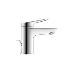 Duravit Wave Einhebel-Waschtischmischer S, Chrom, 5l/min, Hebelgriff, mit Garnitu... DURAVIT-WA1010001010 4067116105070 (Abb. 1)