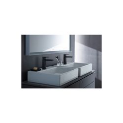 Duravit Manhattan Einhebel-Waschtischmischer M, Mattschwarz, 4,5l/min, mit Garnit... DURAVIT-MH1020001046 4067116104721 (Abb. 1)