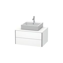 Duravit XSquare Konsolenwaschtischunterbau wandhäng. 548x800x400mm, ohne KSP Mattw... DURAVIT-XS491001818 4053424553573 (Abb. 1)