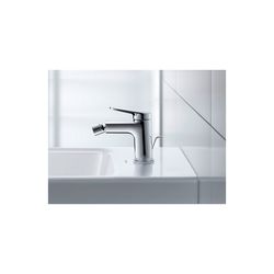 Duravit Wave Einhebel-Bidetmischer, Chrom, 5l/min, mit Garnitur, Ausladung 128mm,... DURAVIT-WA2400001010 4067116105551 (Abb. 1)