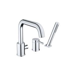Duravit Circle 3-Loch Wannenarmatur Keramikmischsystem, Chrom HG, 25l/min Durchfl... DURAVIT-CE5260000010 4067116104608 (Abb. 1)