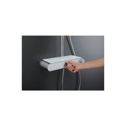 Duravit Shower Systems Duschsystem Chrom, Thermostat, Kopfbrause 230mm, 10,5l/min... DURAVIT-TH4380008005 4067116161304 (Abb. 1)