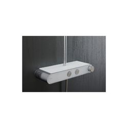 Duravit Shower Systems Duschsystem Chrom, Thermostat, Kopfbrause 230mm, 10,5l/min... DURAVIT-TH4380008005 4067116161304 (Abb. 1)