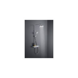 Duravit Shower Systems Duschsystem Chrom, Thermostat, Kopfbrause 230mm, 10,5l/min... DURAVIT-TH4380008005 4067116161304 (Abb. 1)
