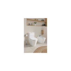 Duravit Wave Einhebel-Bidetmischer, Chrom, 5l/min, mit Garnitur, Ausladung 128mm,... DURAVIT-WA2400001010 4067116105551 (Abb. 1)