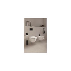 Duravit Wave Einhebel-Bidetmischer, Mattschwarz, 5l/min, mit Garnitur, Ausladung ... DURAVIT-WA2400001046 4067116105575 (Abb. 1)