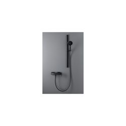 Duravit Handbrause, Mattschwarz, MinusFlow, d. 120mm, Strahlart Rain, Pulse, Mono... DURAVIT-UV0652017046 4067116113822 (Abb. 1)
