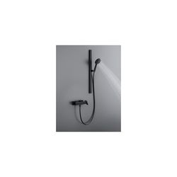 Duravit Handbrause, Mattschwarz, MinusFlow, d. 120mm, Strahlart Rain, Pulse, Mono... DURAVIT-UV0652017046 4067116113822 (Abb. 1)
