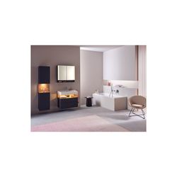 Duravit Qatego Spiegelschrank Wandmontage 155x800x750mm, Graphit, 2 Türen L/R,... DURAVIT-QA7151049492000 4067116205572 (Abb. 1)