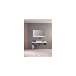 Duravit Qatego Aufsatzbecken Weiß Hochglanz mit Konsole Marmor poliert, Konsolenträge... DURAVIT-D4800700 4067116314748 (Abb. 1)