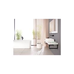 Duravit Qatego Aufsatzbecken Weiß Hochglanz mit Konsole Marmor poliert, Konsolenträge... DURAVIT-D4800700 4067116314748 (Abb. 1)