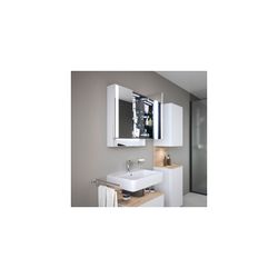 Duravit Qatego Spiegelschrank Wandmontage 155x600x750mm, Weiß, 2 Türen L/R, 2 ... DURAVIT-QA7150018180010 4067116205244 (Abb. 1)