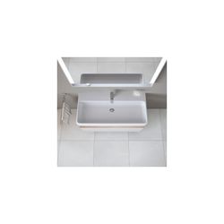 Duravit Qatego Waschtisch 470x1000x150mm wandh. Weiß Hochglanz, Rechteckig, HYG, 1 ... DURAVIT-2382102000 4067116070118 (Abb. 1)