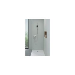 Duravit Brausestange 900mm, Handbrausehalterung höhenverstellbar, Edelstahl gebür... DURAVIT-UV0600004070 4067116114133 (Abb. 1)