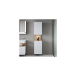 Duravit Qatego Hochschrank Dekor 360x400x1760mm Mattweiß/Eiche Marmoriert Matt... DURAVIT-QA1346L55180000 4067116208207 (Abb. 1)