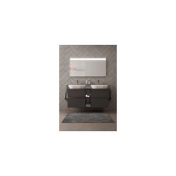 Duravit Starck T Zahnputzbecher doppelt wandhäng., Position R L, 170x98x140mm, Bron... DURAVIT-0099480400 4067116087215 (Abb. 1)