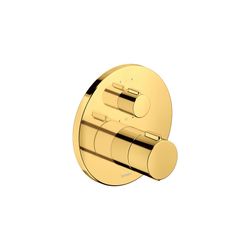 Duravit Thermostatarmaturen Thermostat Unterputz, 2 Verbraucher, Gold poliert, 20... DURAVIT-TH4200014034 4067116316438 (Abb. 1)